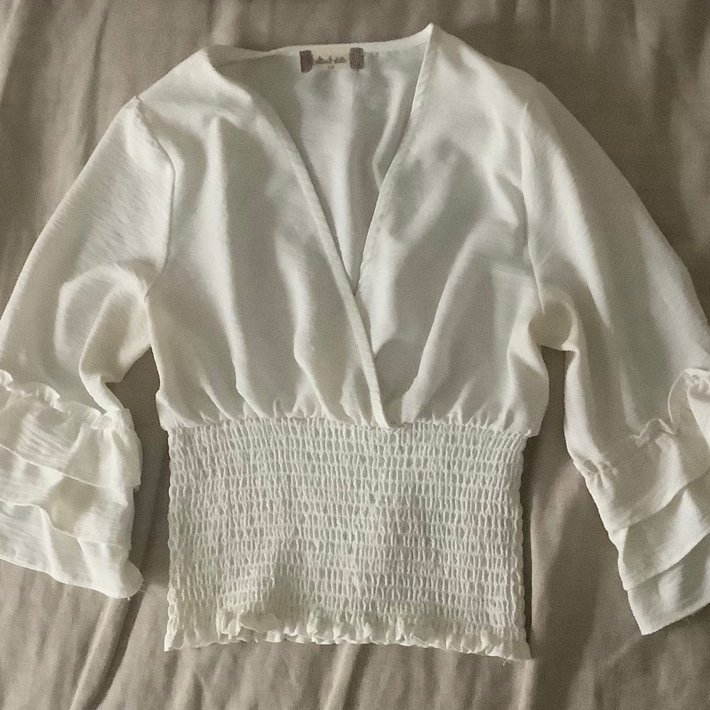 Altar’d State White Blouse Size: XS